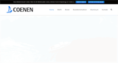 Desktop Screenshot of coenenboats.com